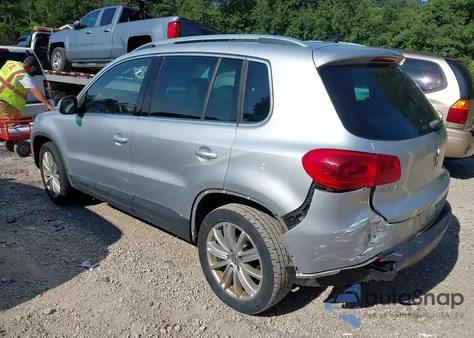 2014 Volkswagen Tiguan Sel from USA, damaged, VIN WVGAV3AX8EW619464